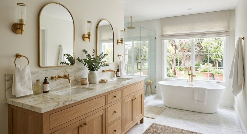 Workmanship detail for bathroom remodeling residential project